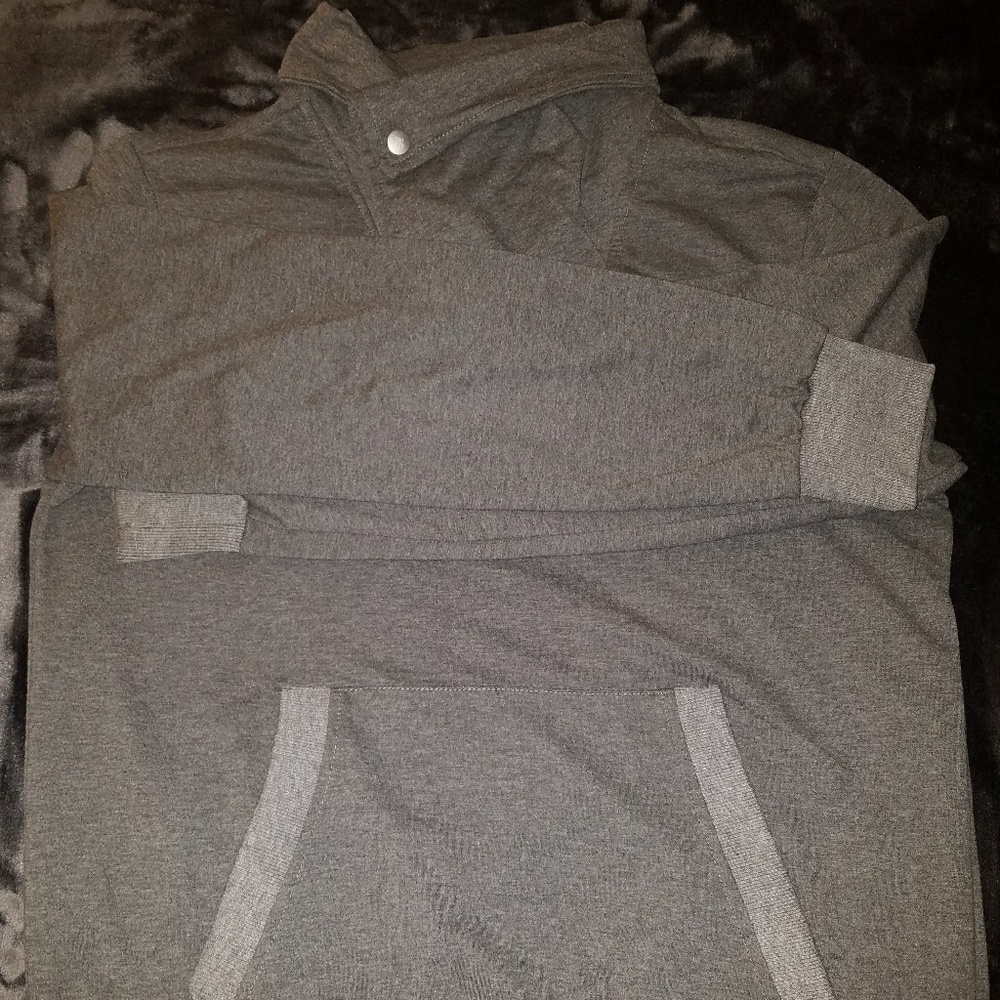 American Stitch Gray Long Sleeve Sweater